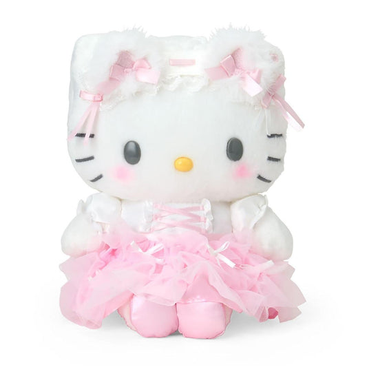 Sanrio | Sanrio White Cat Ballerina Plush Toy - Hello Kitty