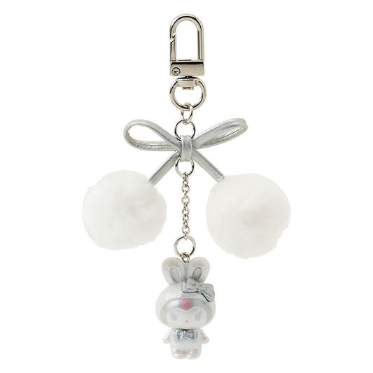 Sanrio | Fluffy Snow Rabbit Keychain - Kuromi