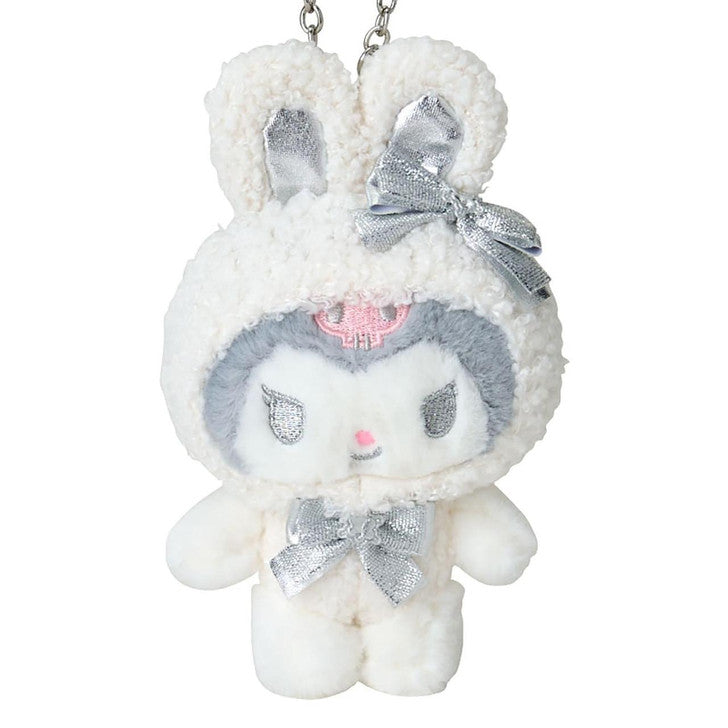 Sanrio | Fluffy Snow Rabbit | Kuromi Mascot Charm