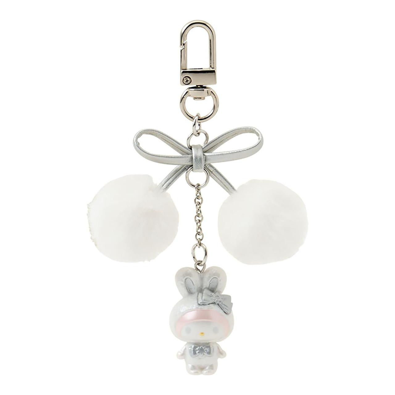 Sanrio | Fluffy Snow Rabbit Keychain - My Melody