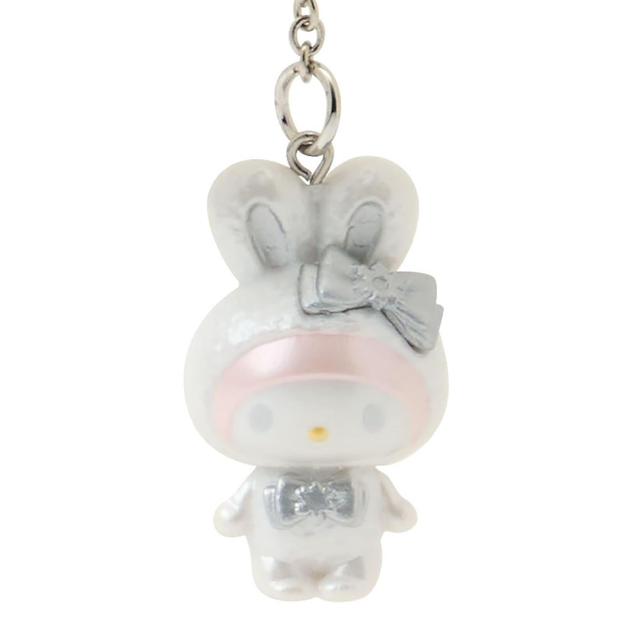 Sanrio | Fluffy Snow Rabbit Keychain - My Melody