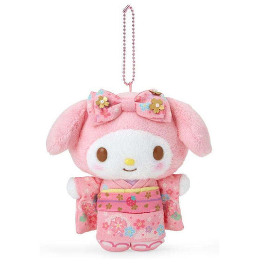 Sanrio | Sakura Kimono Design Plush Keychain - My Melody