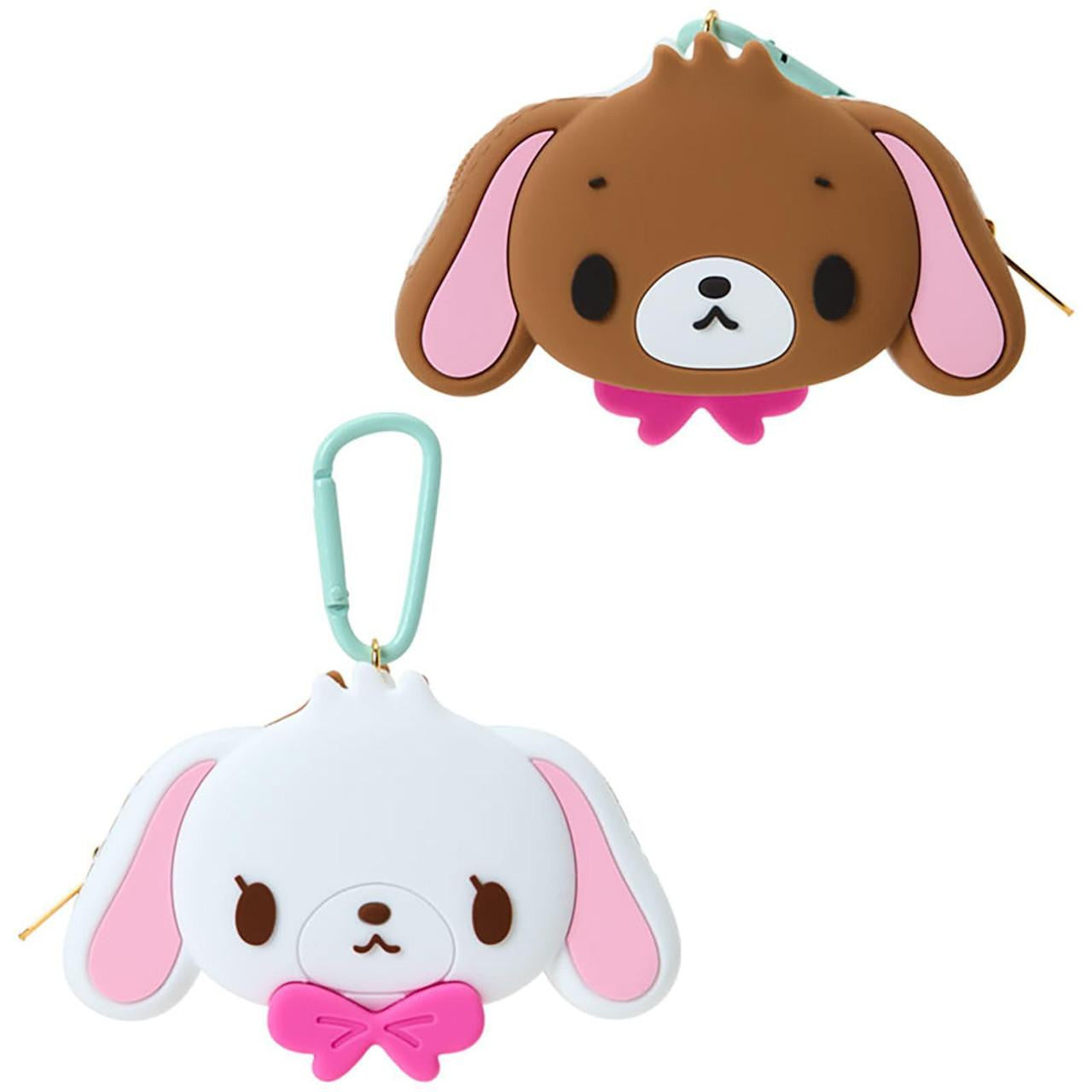 Sanrio | Sugar Bunny's Biscuit Design Face Shaped Silicone Mini Pouch