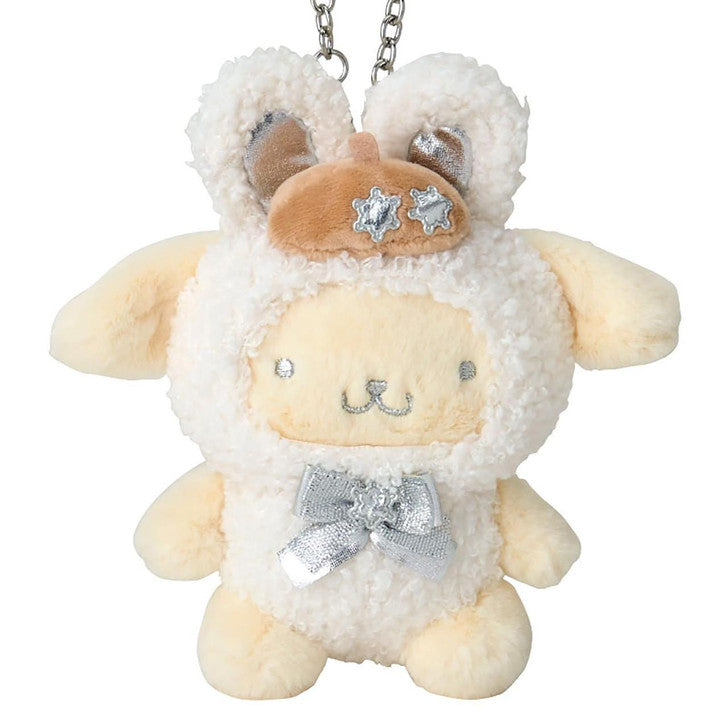 Sanrio | Fluffy Snow Rabbit | Pompompurin Mascot Charm