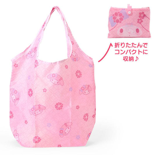 Sanrio | Sanrio Character Japanese Pattern Eco Bag - My Melody
