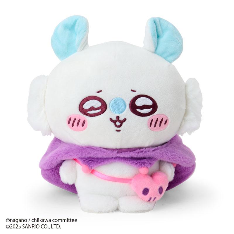 Chiikawa x Sanrio Characters Plush Toy Chiikawa (04Momonga) x Kuromi