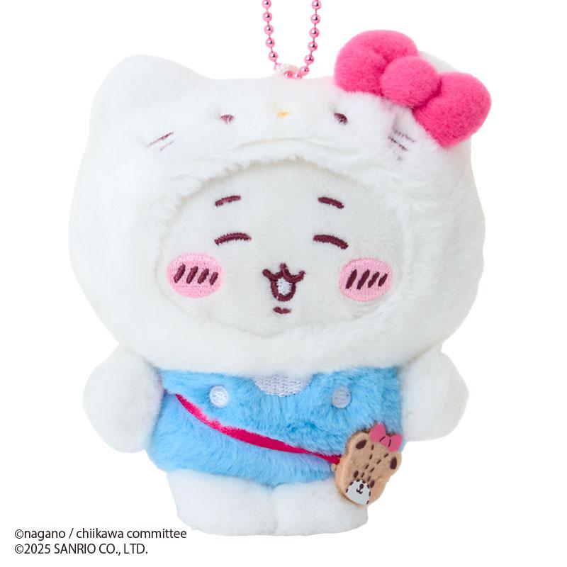 Chiikawa x Sanrio Characters Mascot Holder Chiikawa (01Chiikawa) x Hello Kitty