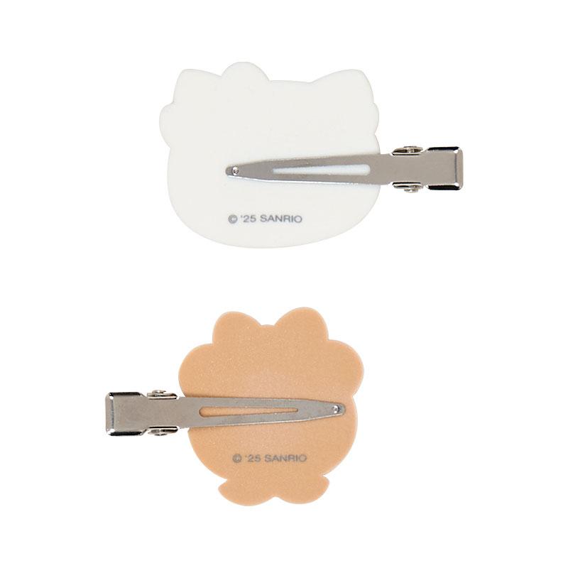 Sanrio | Sanrio Original Mascot Flocky Bangs Hair Clips Set of 2 - Hello Kitty