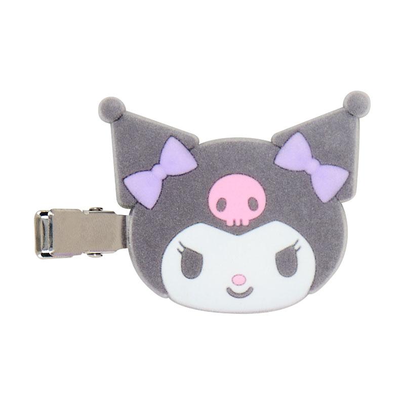 Sanrio | Sanrio Original Mascot Flocky Bangs Hair Clips Set of 2 - Kuromi