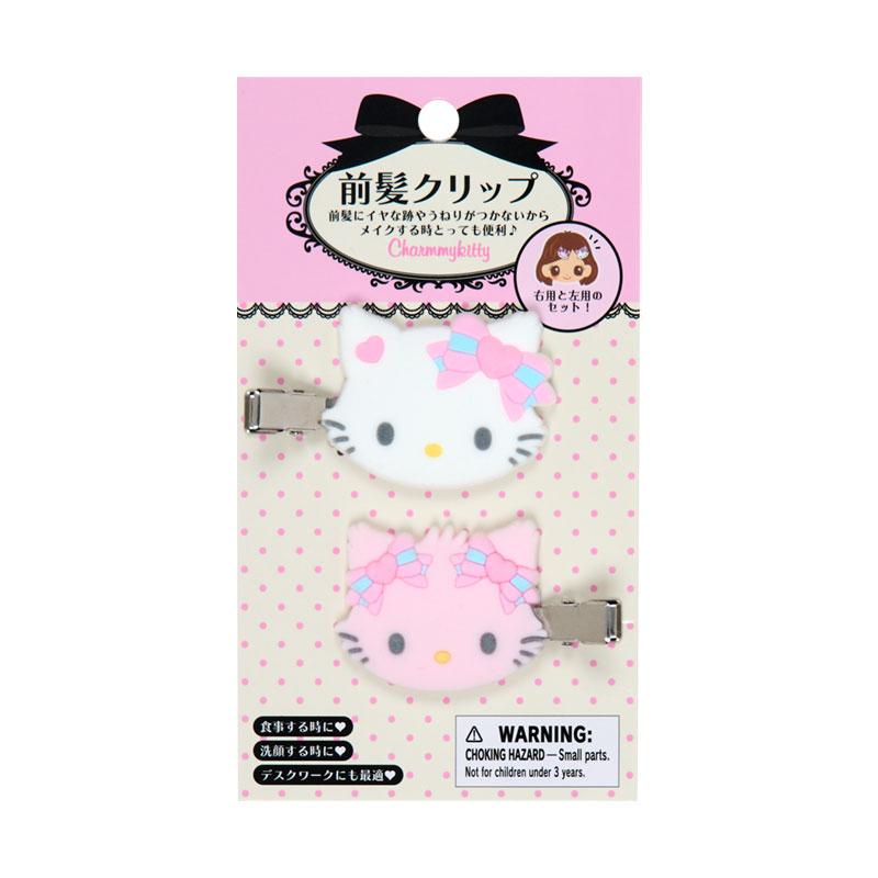 Sanrio | Sanrio Original Mascot Flocky Bangs Hair Clips Set of 2 - Charmmy Kitty