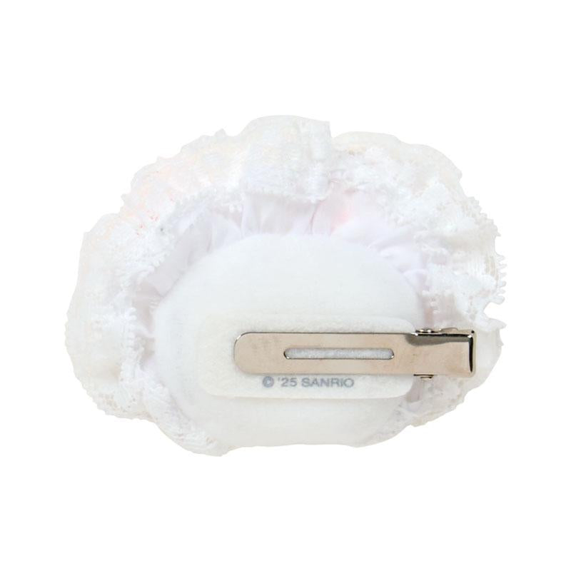 Sanrio | Sanrio White Frill Plush Hair Pin Blind Box