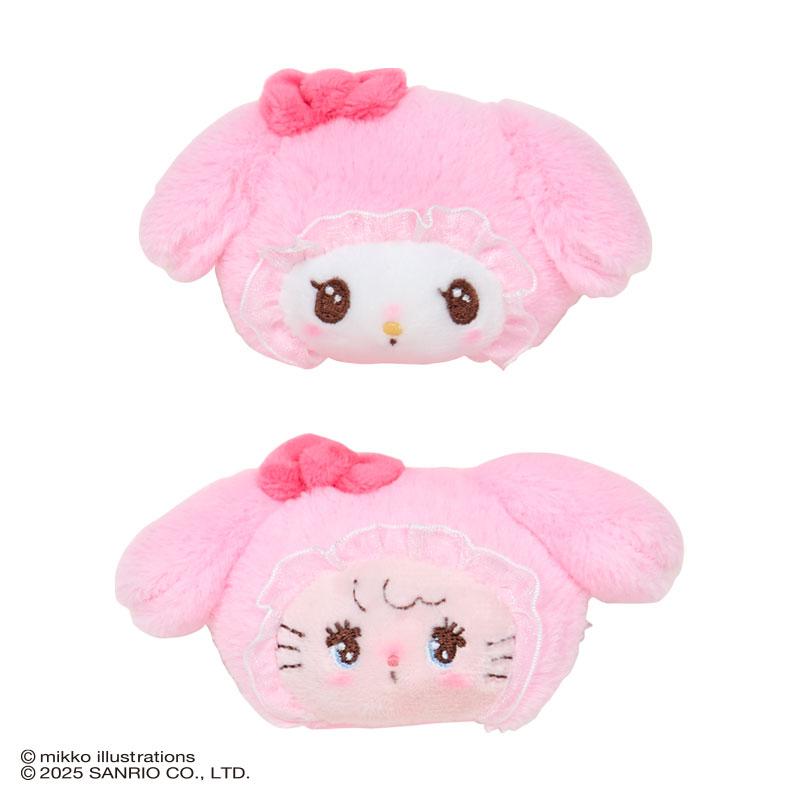 Sanrio | Mikko Illustrations x Sanrio Characters Plush Hair Clip Set - My Melody