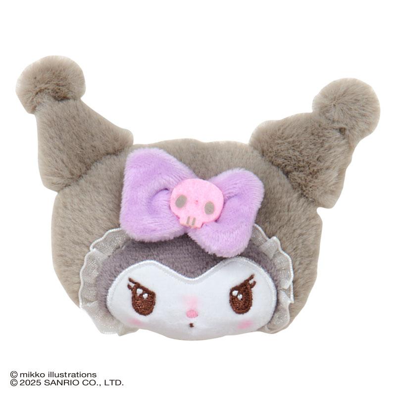 Sanrio | Mikko Illustrations x Sanrio Characters Plush Hair Clip Set - Kuromi