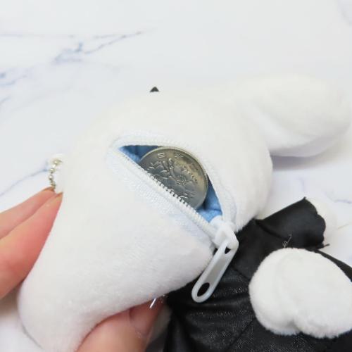 Sanrio | Uru Uru Heart Mini Mascot Zipper Pouch - CInnamoroll