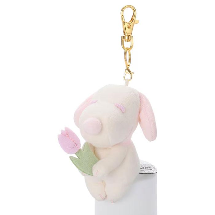 PEANUTS | Snoopy Nemophila Summer Festival Chokkori Thank You Mascot - Pink