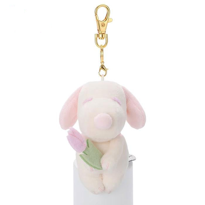 PEANUTS | Snoopy Nemophila Summer Festival Chokkori Thank You Mascot - Pink