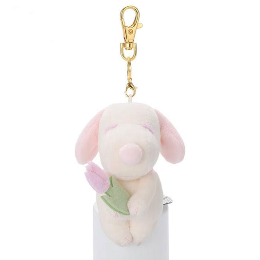 PEANUTS | Snoopy Nemophila Summer Festival Chokkori Thank You Mascot - Pink