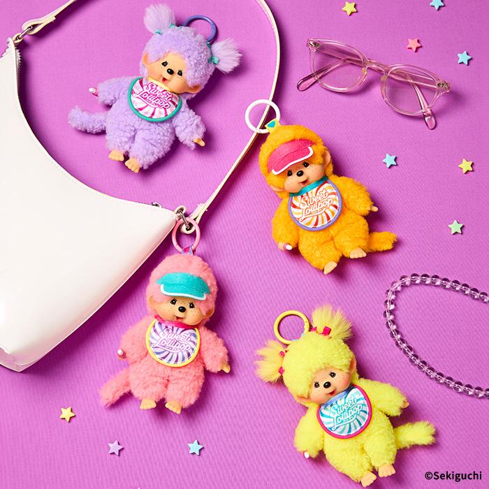 Monchhichi | Monchhichi Sweet Lollipop Keychain (Pink)