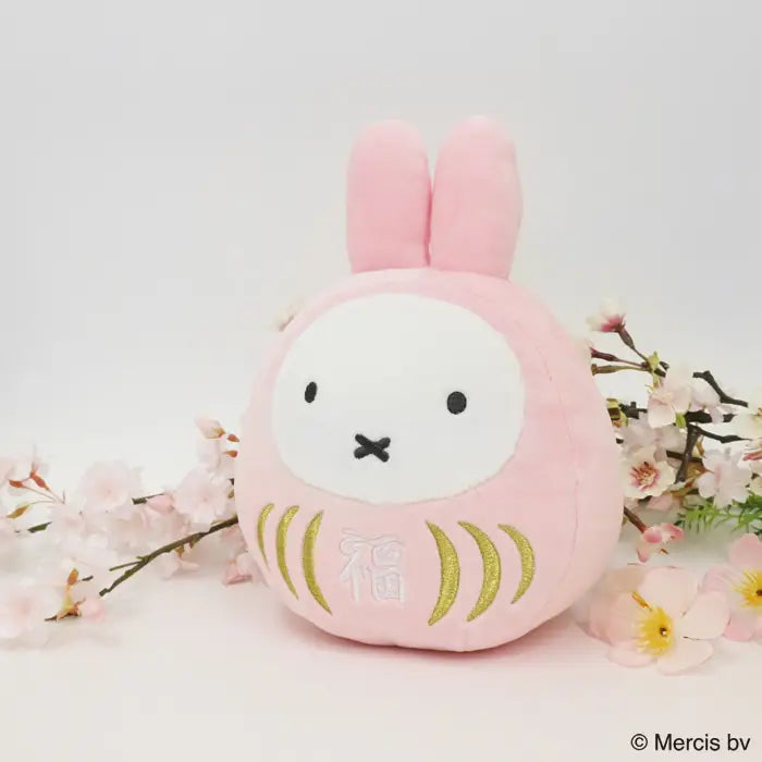 Miffy | Miffy Lucky Daruma Cherry Blossom Plush Toy S