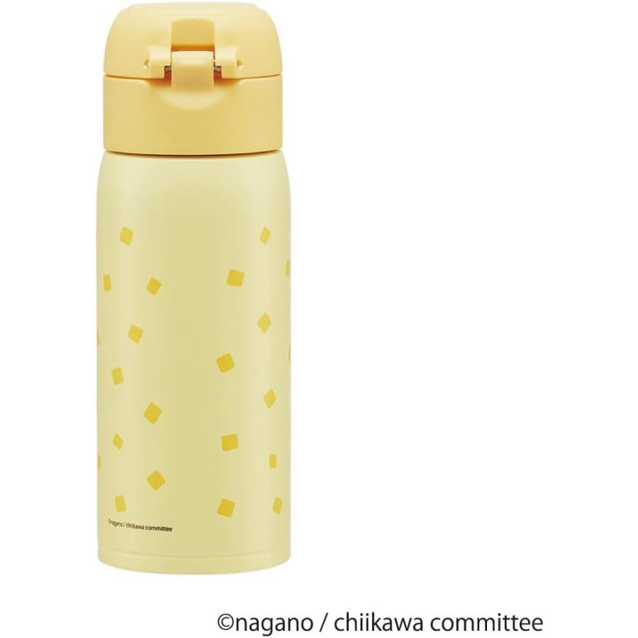 Chiikawa | Chiikawa Skater One-touch Open Water Bottle 'Steamed Potato Bread Pattern' Lightweight Stainless Steel Bottle 350ml