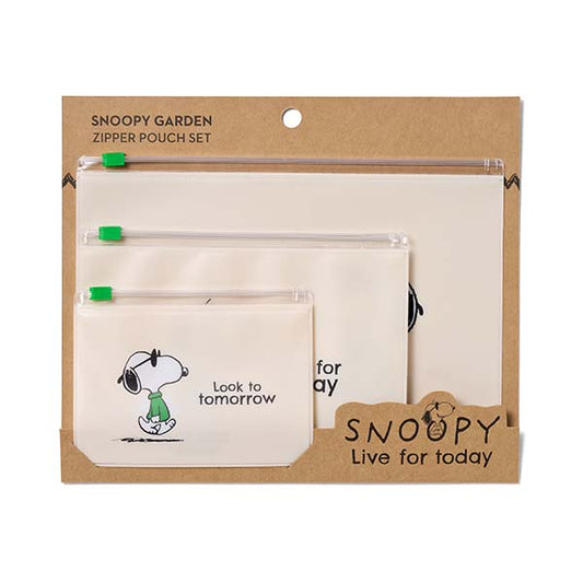 PEANUTS | SNOOPY GARDEN Korea | Jocool zipper pouch set