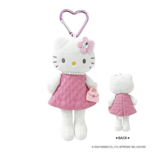 Sanrio | Sanrio Fantasy Series | Hello Kitty Style Up Plush Keychain - Pink Quilt