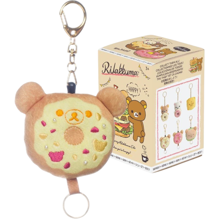 San-X | Rilakkuma Bakery Deli Plush Keyring Blind Box (6 Types)