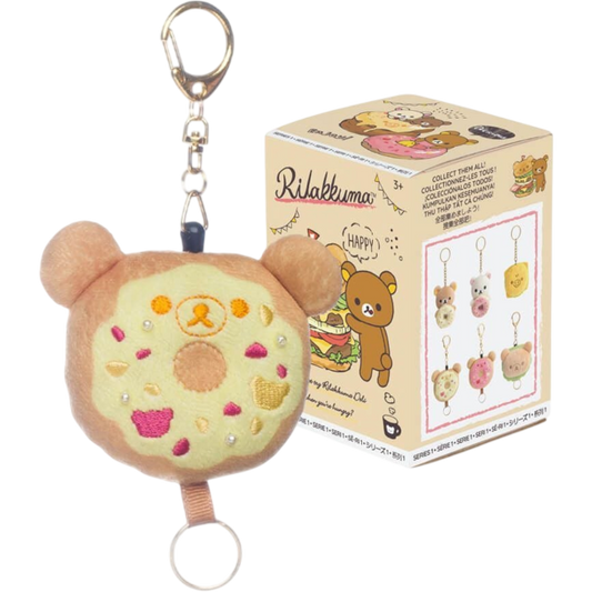 San-X | Rilakkuma Bakery Deli Plush Keyring Blind Box (6 Types)