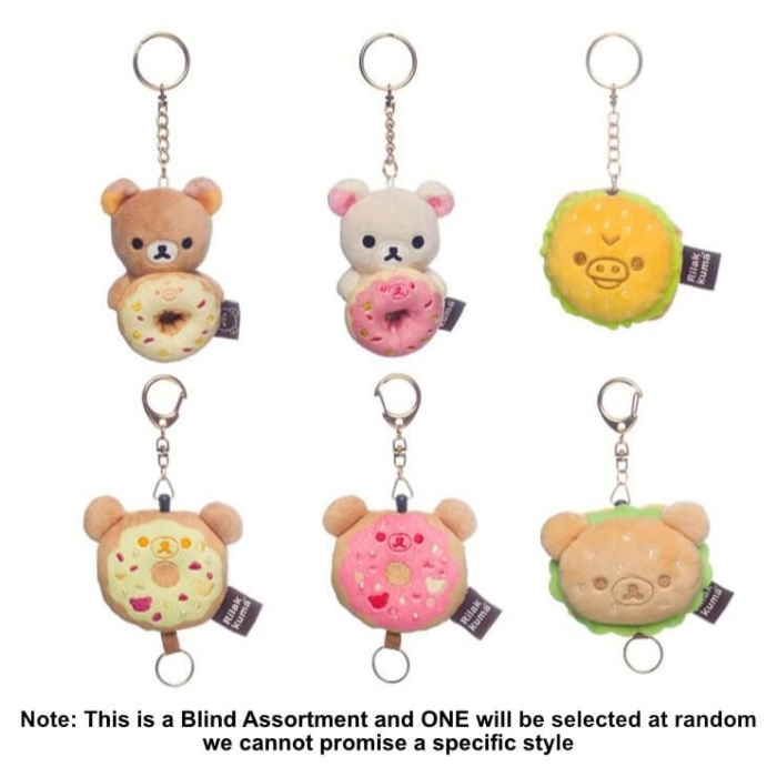 San-X | Rilakkuma Bakery Deli Plush Keyring Blind Box (6 Types)