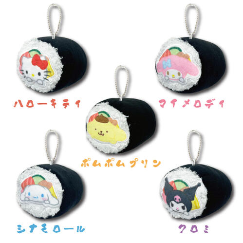 Sanrio | Sanrio Characters Sushi Roll Mini Mascot