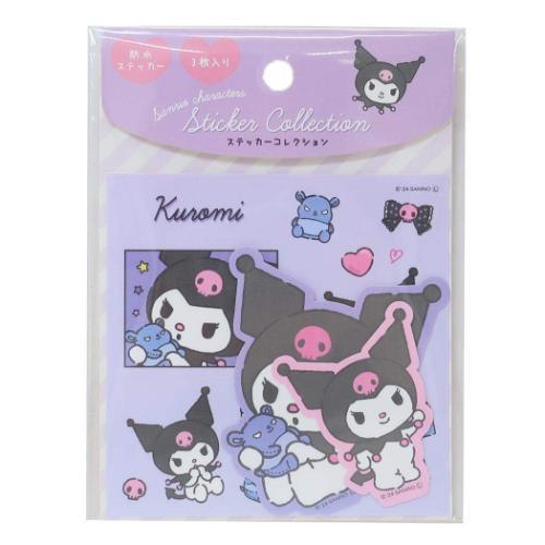 Sanrio | Sanrio Characters 3-Piece Sticker Collection - Kuromi