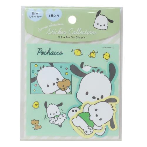 Sanrio | Sanrio Characters 3-Piece Sticker Collection - Pochacco