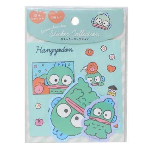 Sanrio | Sanrio Characters 3-Piece Sticker Collection - Hangyodon