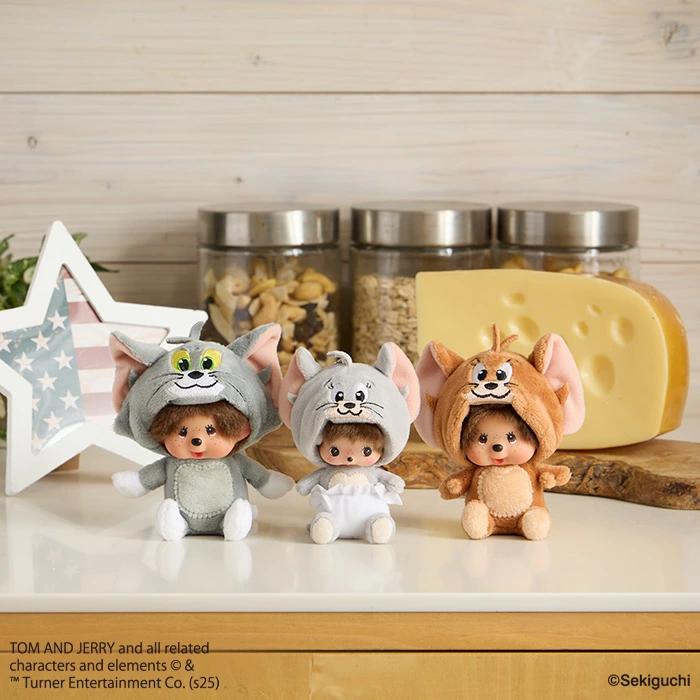 Monchhichi | Tom & Jerry x Monchhichi Taffy Bebichhichii SS Keychain with Face