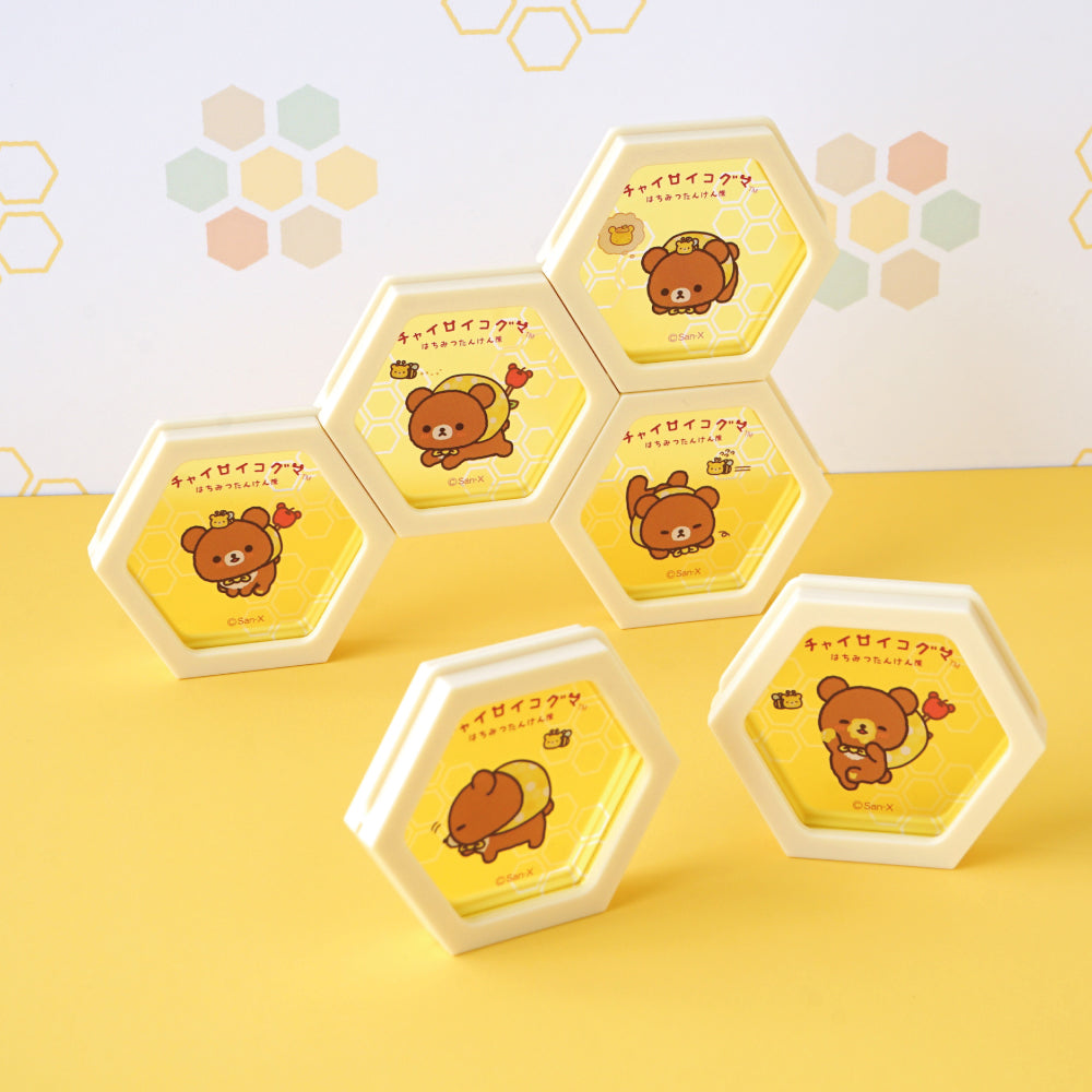 San-X | Rilakkuma Honey Exploration Team Design Trading Honey Comb Frame Blind Box (6 Types)