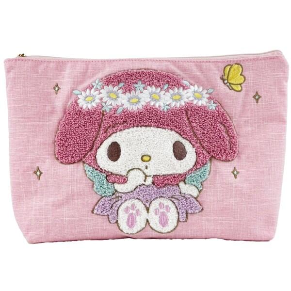 Sanrio | Sanrio Sagara Embroidery Flat Pouch - My Melody