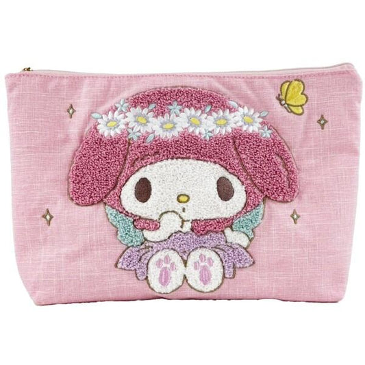 Sanrio | Sanrio Sagara Embroidery Flat Pouch - My Melody