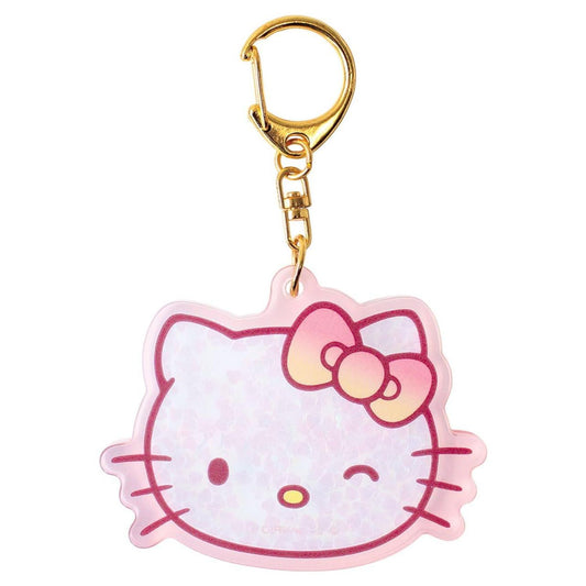 Sanrio | Sanrio Characters Holo Glitter Keychain - Hello Kitty