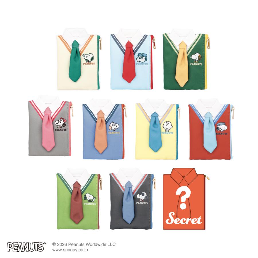 PEANUTS | Snoopy Secret Shirt-Shaped Mini Pouch Blind Box