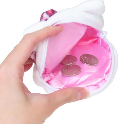 Sanrio | Hello Kitty Mini Face Pouch - Leopard Print Pink