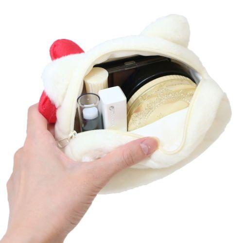 Sanrio | Hello Kitty 70s Series Face Cosmetic Pouch - Red Ribbon