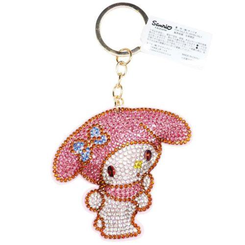 Sanrio | Rhinestone Mascot Keychain - My Melody