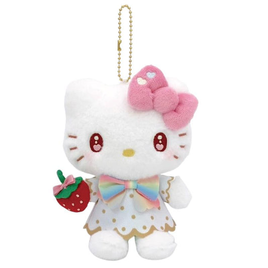 Sanrio | Sanrio Characters 50th Anniversary Strawberry News Mascot Holder - Ichigo Shimbun Hello Kitty