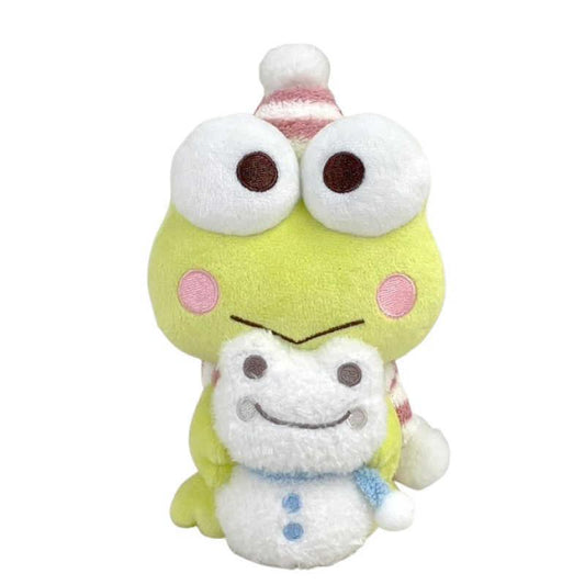Sanrio | Kerokero Keroppi x Pickles the Frog Snowman Kerokero Keroppi Small Plush Toy