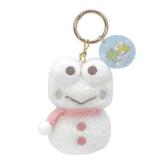 Sanrio | Kerokero Keroppi x Pickles the Frog Snowman Kerokero Keroppi Carabiner Mascot