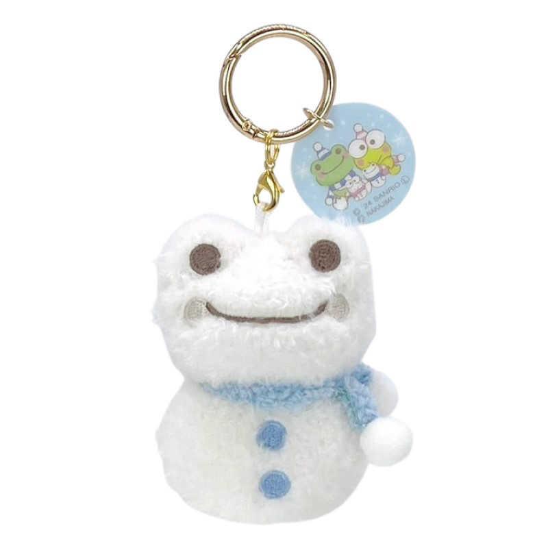 Sanrio | Kerokero Keroppi x Pickles the Frog Snowman Pickles Carabiner Mascot　