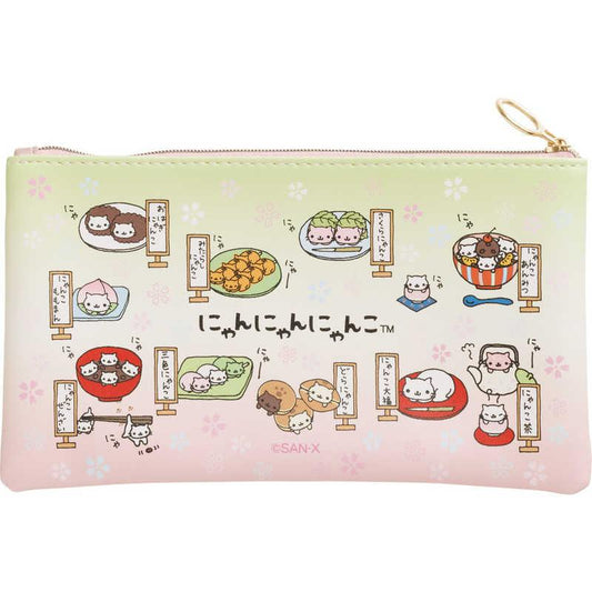 San-X | San X Characters Clear Pen Pouch PT19904 - Nyan Nyan Nyanko