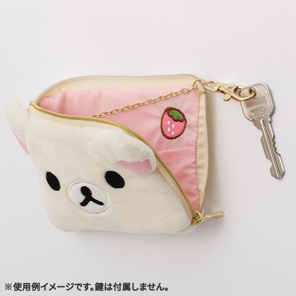 San-X | Rilakkuma Plush Toy Pass Case - Korilakkuma PB72202