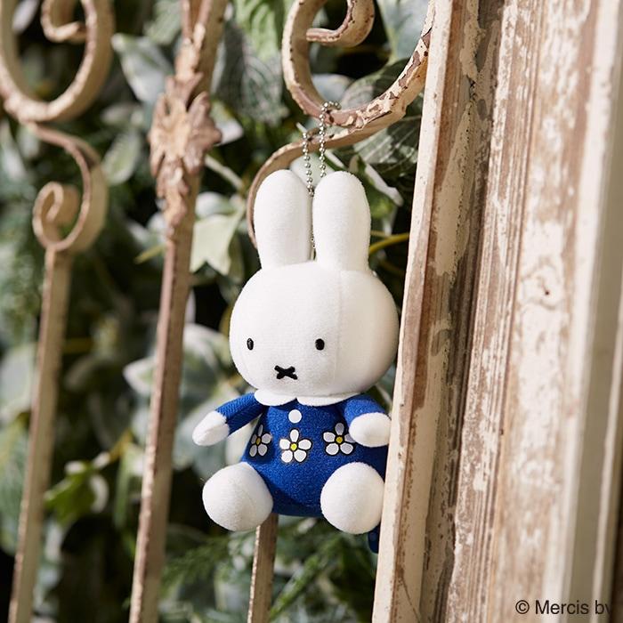 Miffy | Miffy Flower Dress Mascot Keychain