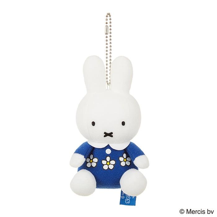 Miffy | Miffy Flower Dress Mascot Keychain